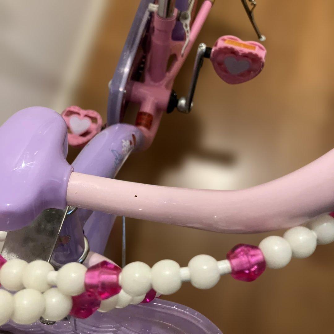 小さなプリンセスソフィア　自転車　16インチ　ピンクパープル