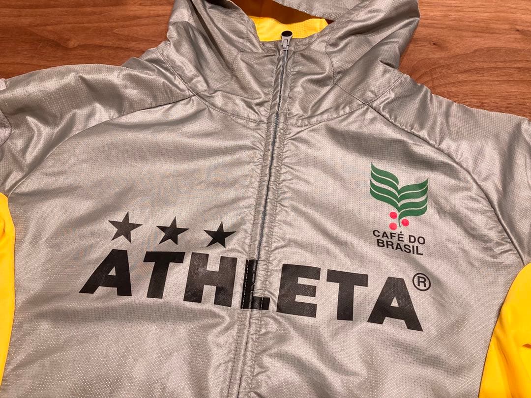 アスレタ 上下 ジャージ L メンズ グレー イエロー