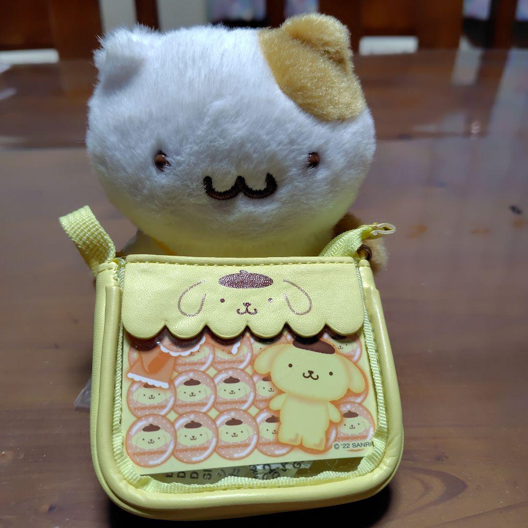 ポムポムプリン ミニポーチ イエロー サンリオ サンリオマフィンピタっとフレンズ