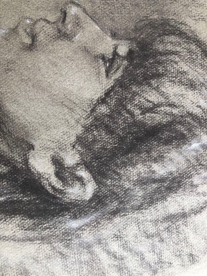 鑑定団　山岸正巳（安井曽太郎一番弟子）パステル画　絵画　真筆肉筆　直筆サイン落款