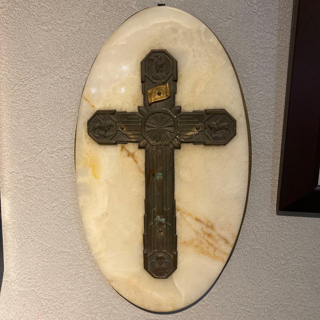 十字架　大理石