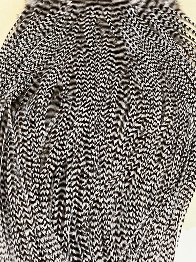 フライフィッシング　ドライフライ用マテリアル　ホワイティング グリズリーサドル