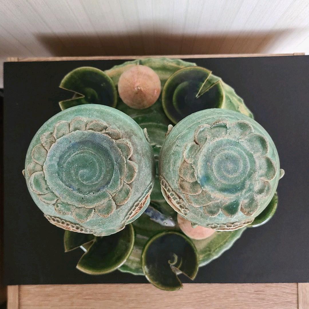 河童の置物　作家モノ　陶器