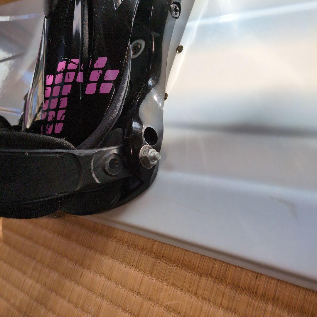 HAZMAT　スノーボード ホワイト ブルー　3点セット☆