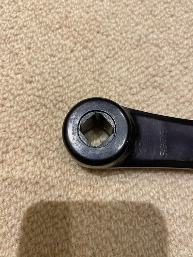 【165mm】スギノ75 クランク ピスト 競輪 シングルスピード ブルーラグ