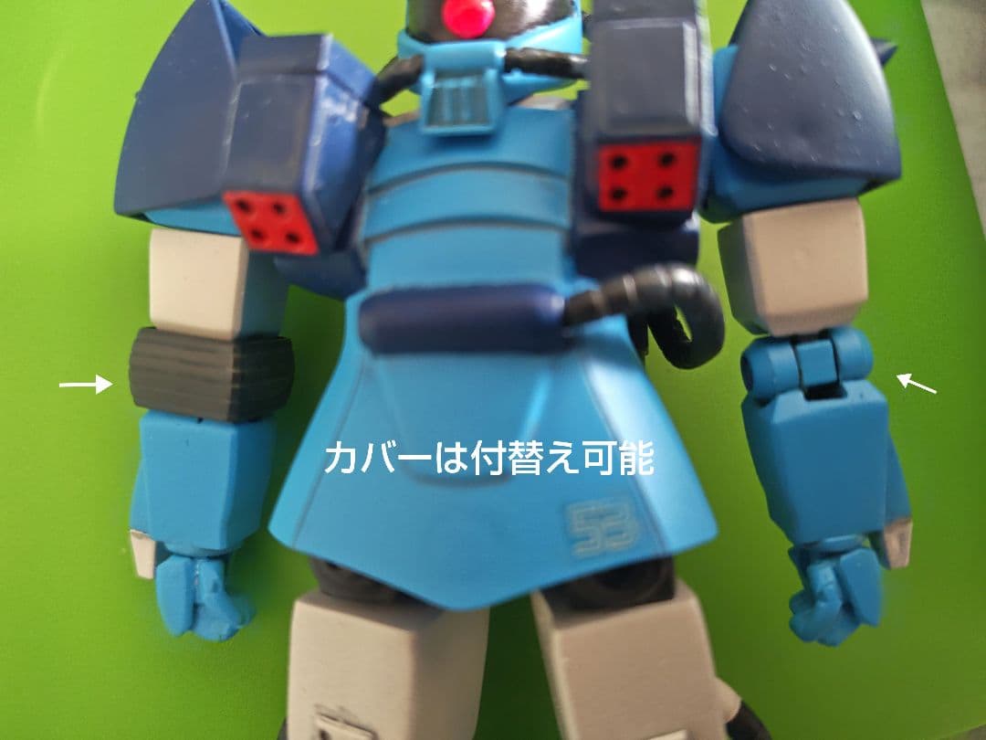 1/144 マリン・ハイザック（水中用ザク）改修　ティターンズ仕様　着色完成品