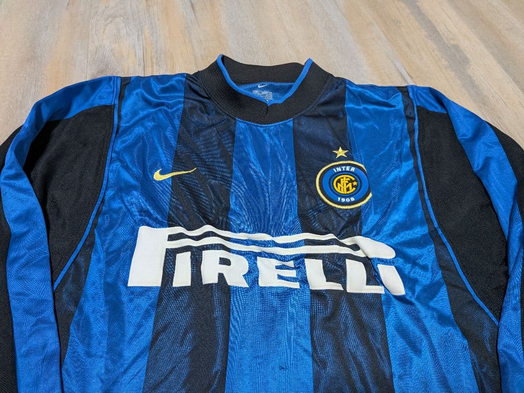 NIKE UK製 インテル ナイキ サッカーユニフォーム 長袖 正規品 L