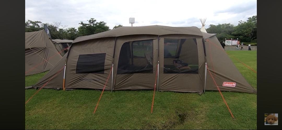 ColemanアテナLDXトンネル2ルームハウス・インナーマット付き♪