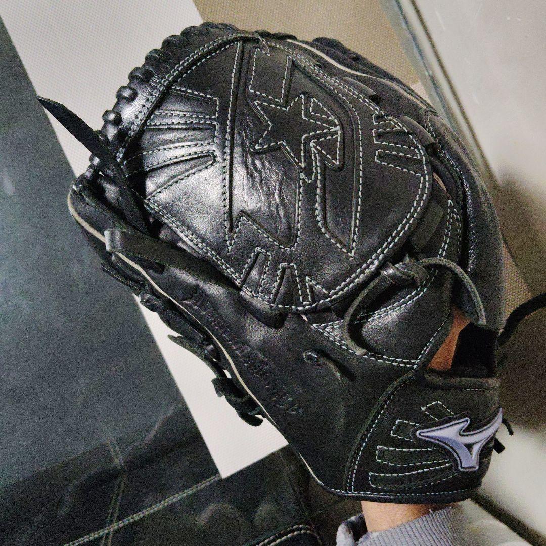 Mizuno 軟式野球用グローブ 黒　ピッチャー用