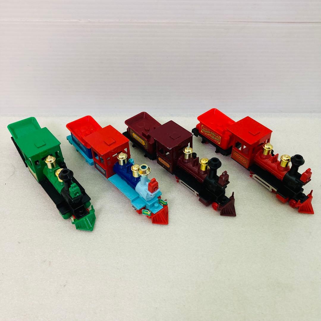 【４台セット★1983年製】ディズニー ウエスタンリバー鉄道　TOMY　に11