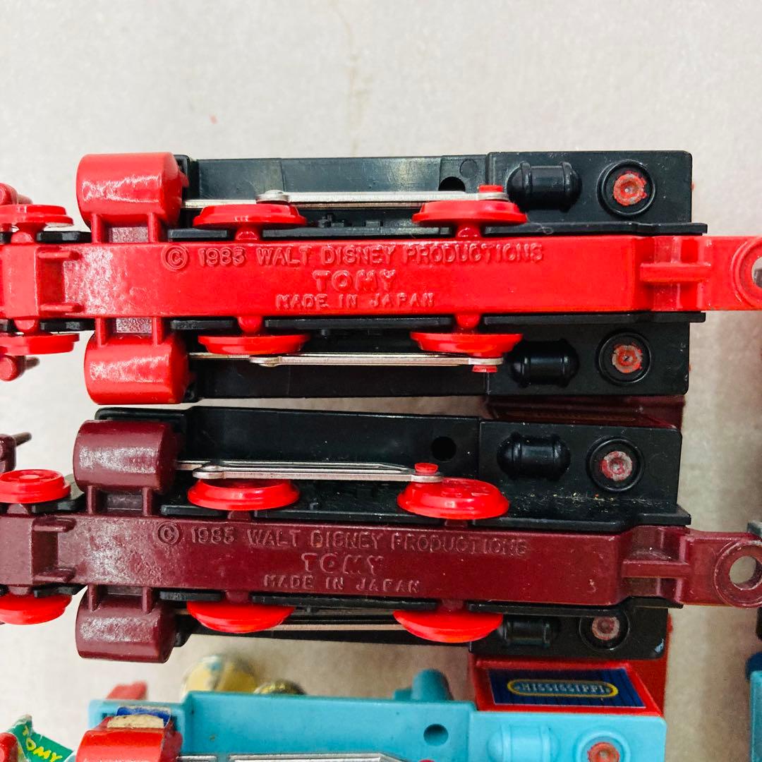 【４台セット★1983年製】ディズニー ウエスタンリバー鉄道　TOMY　に11