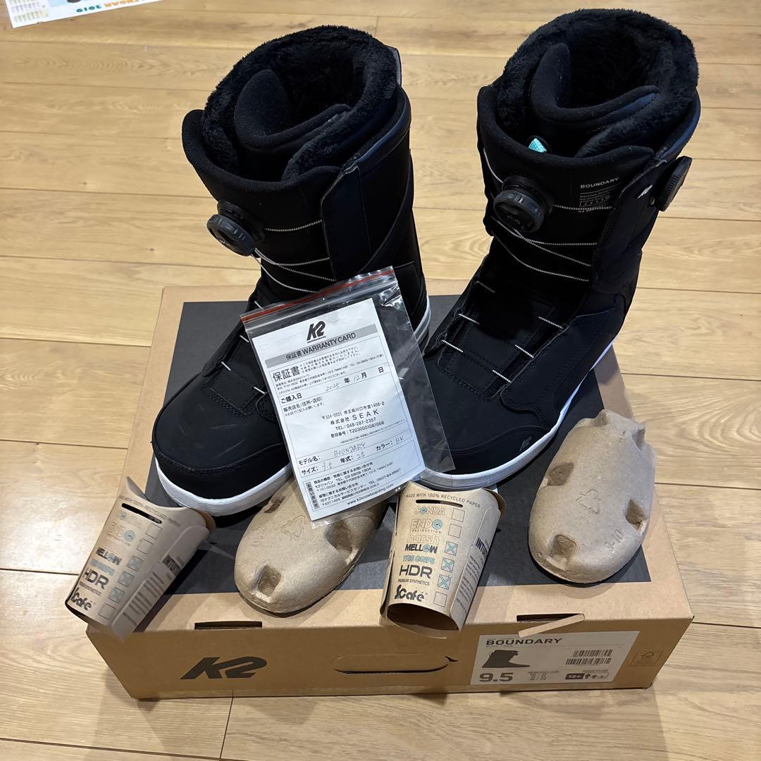 25モデル K2 BOUNDARY BLACK /9.5(27.5cm)