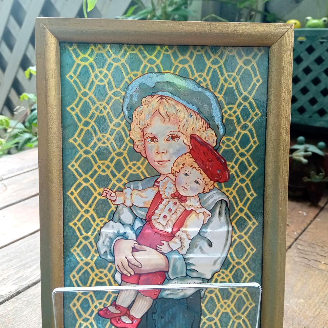 ジャン・ハガラ ステンドグラス 少年とお人形 ステファン グラスマスターズ社