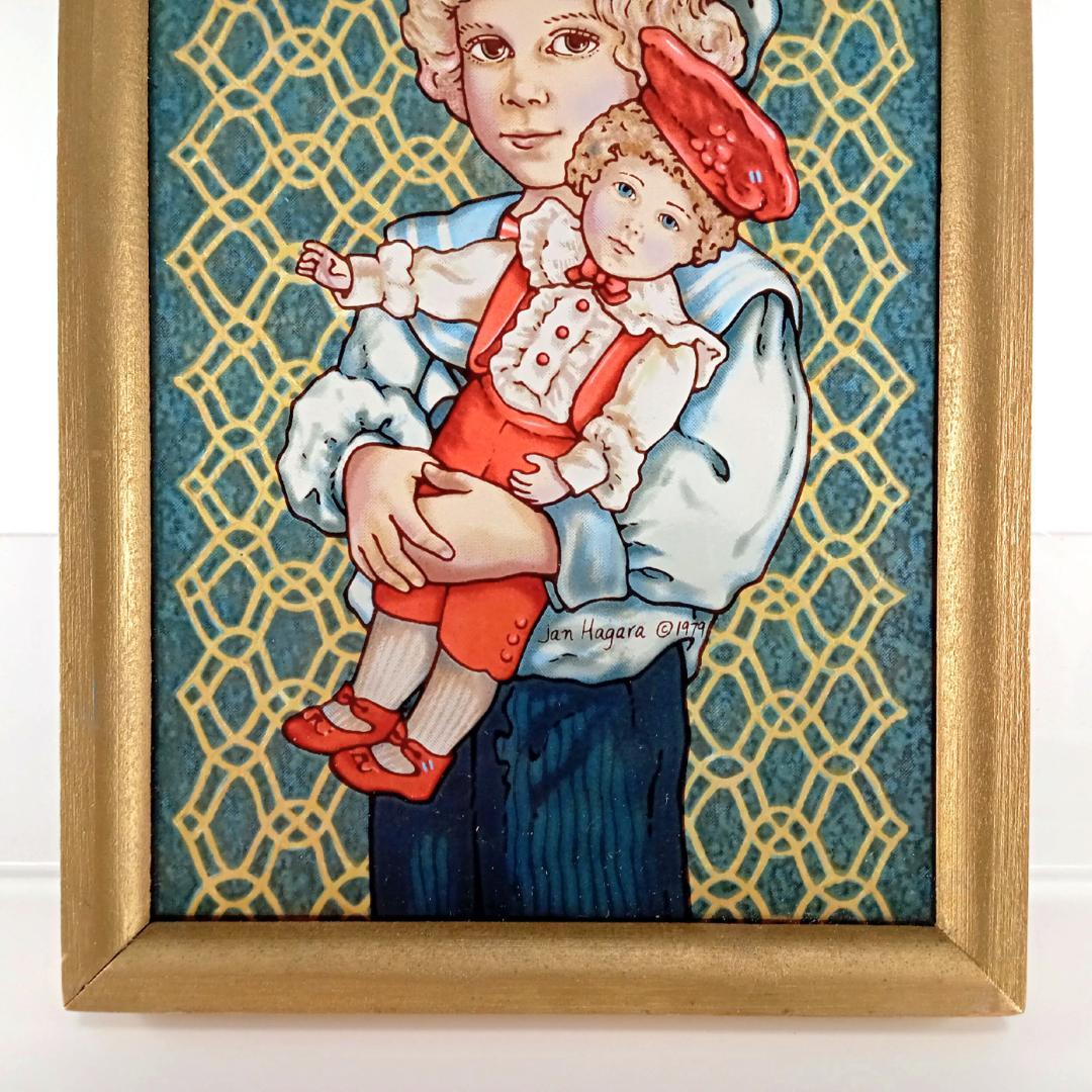 ジャン・ハガラ ステンドグラス 少年とお人形 ステファン グラスマスターズ社