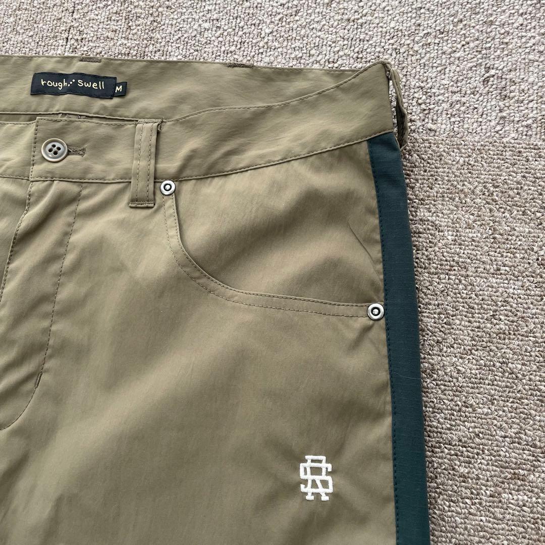 超美品　ラフアンドスウェル　パンツ　ストレッチ　春夏　カーキ　Mサイズ