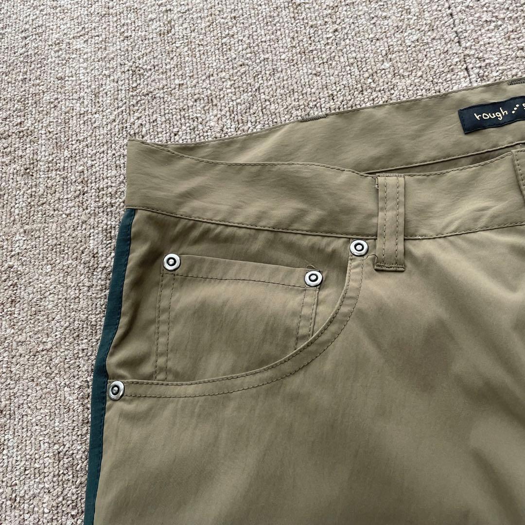 超美品　ラフアンドスウェル　パンツ　ストレッチ　春夏　カーキ　Mサイズ