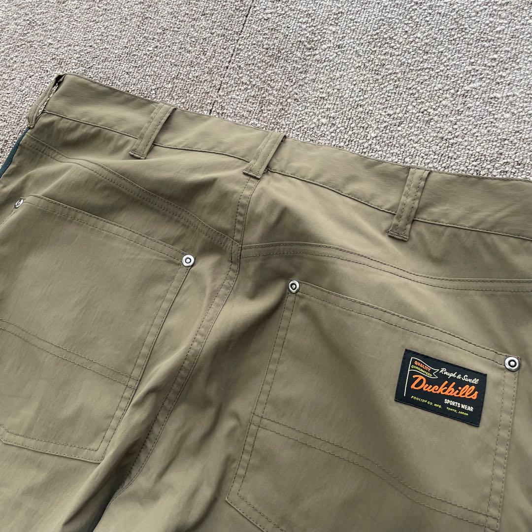 超美品　ラフアンドスウェル　パンツ　ストレッチ　春夏　カーキ　Mサイズ
