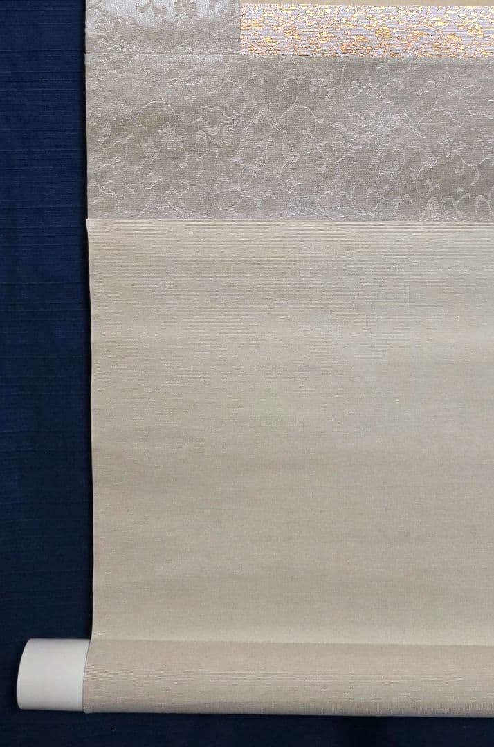 【名古屋祭り図】秋草 745 唐子 掛け軸 肉筆