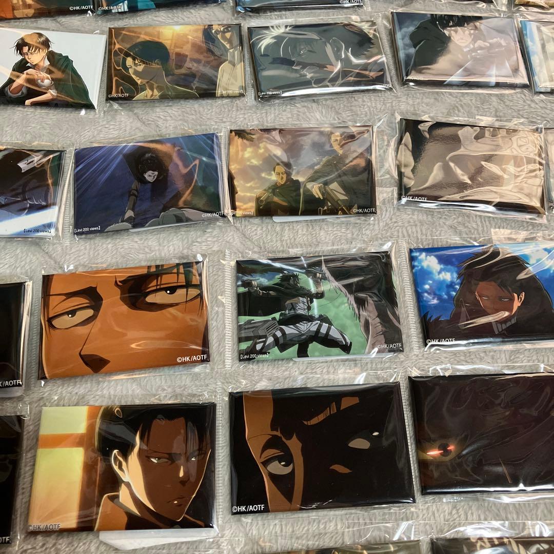 進撃の巨人　リヴァイ二百景　缶バ　99個まとめ売り