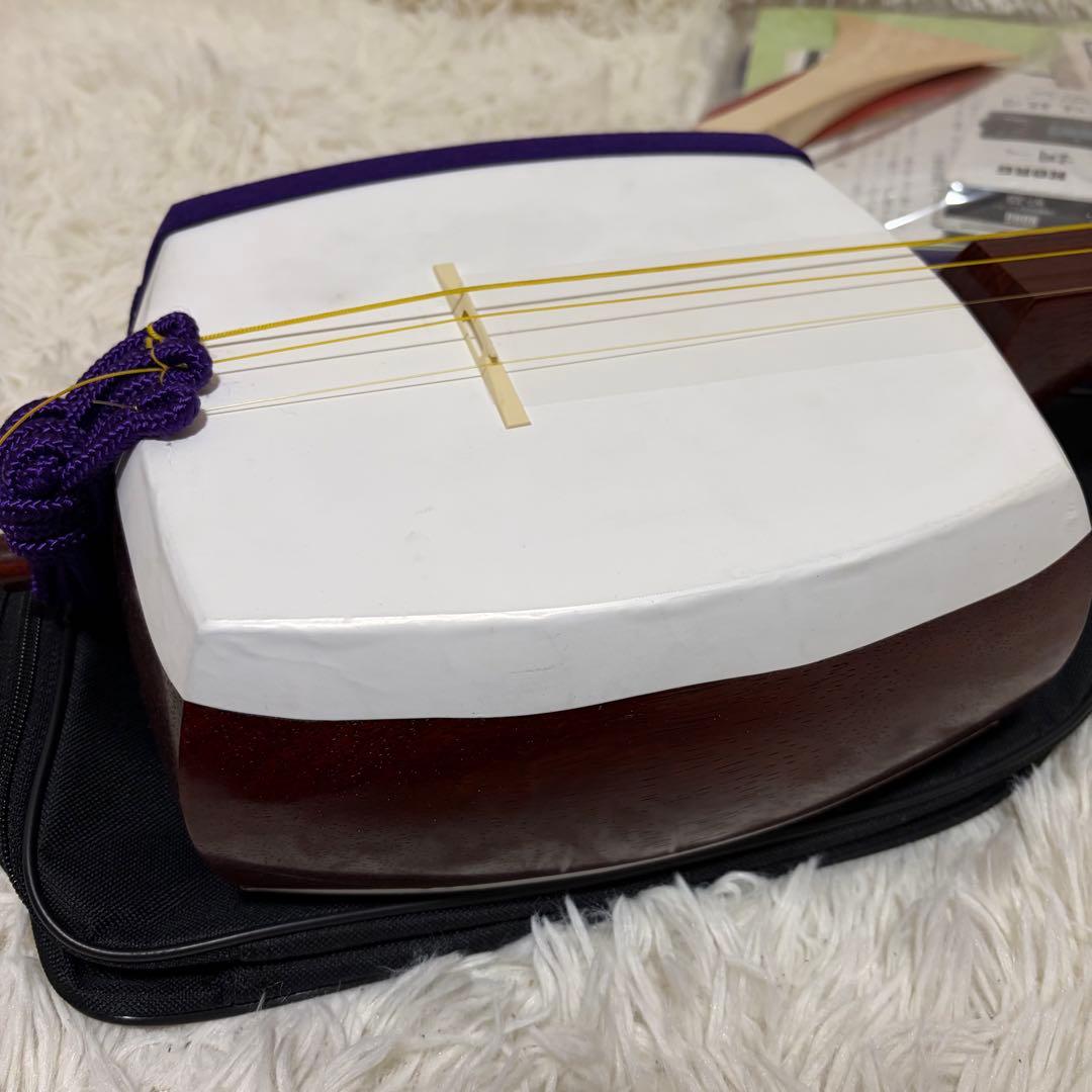 【美品】 日本和楽器製造 銀河印 津軽三味線 入門セット ケース付き
