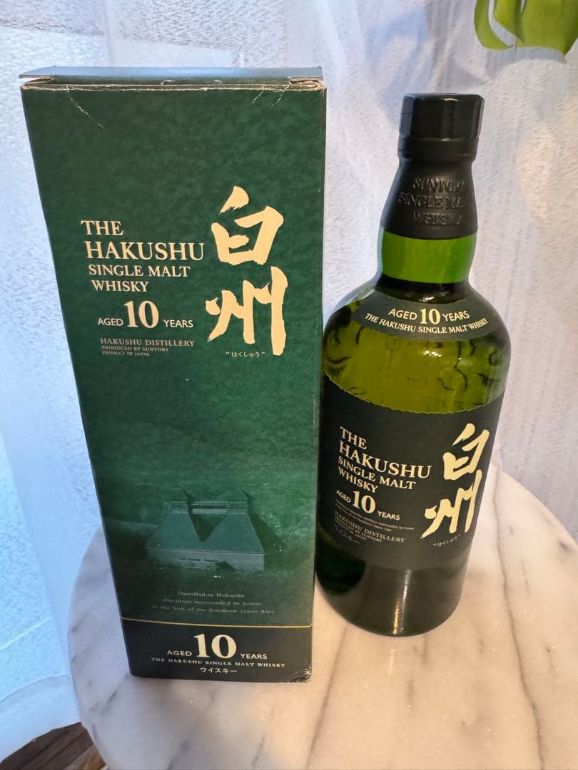 白州　10年　グリーンボトル　ウイスキー