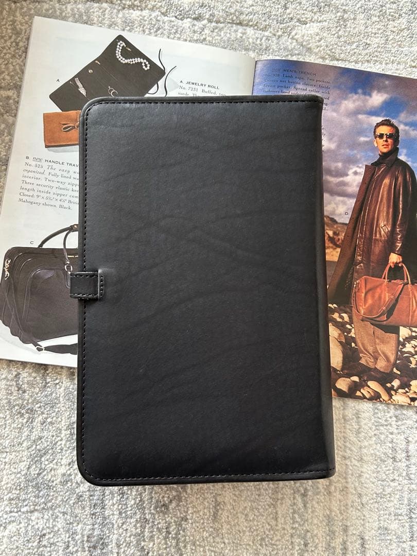 OLD COACH オールドコーチ システム手帳 6リング ブラック ビンテージ