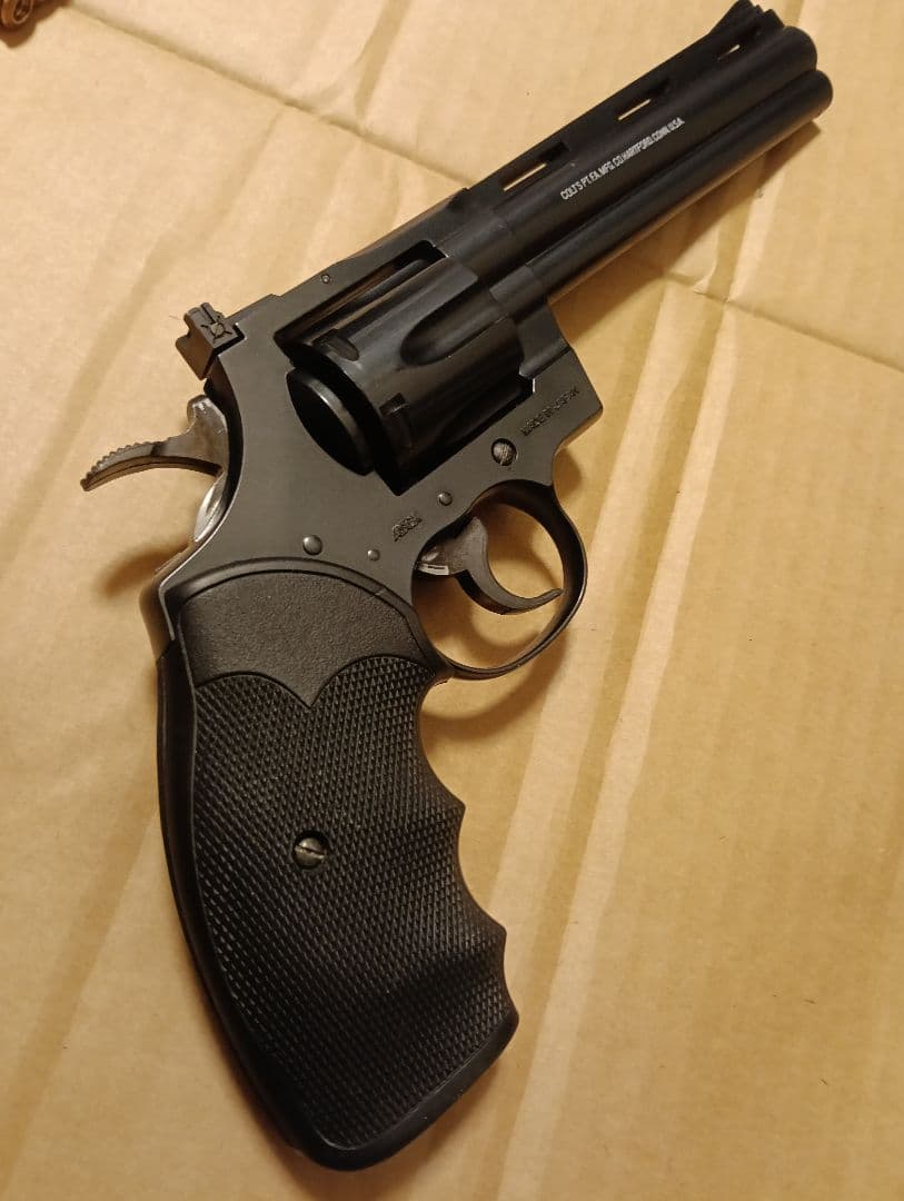 東京マルイ コルトパイソン 6インチ リアルカート仕様 ガスリボルバー