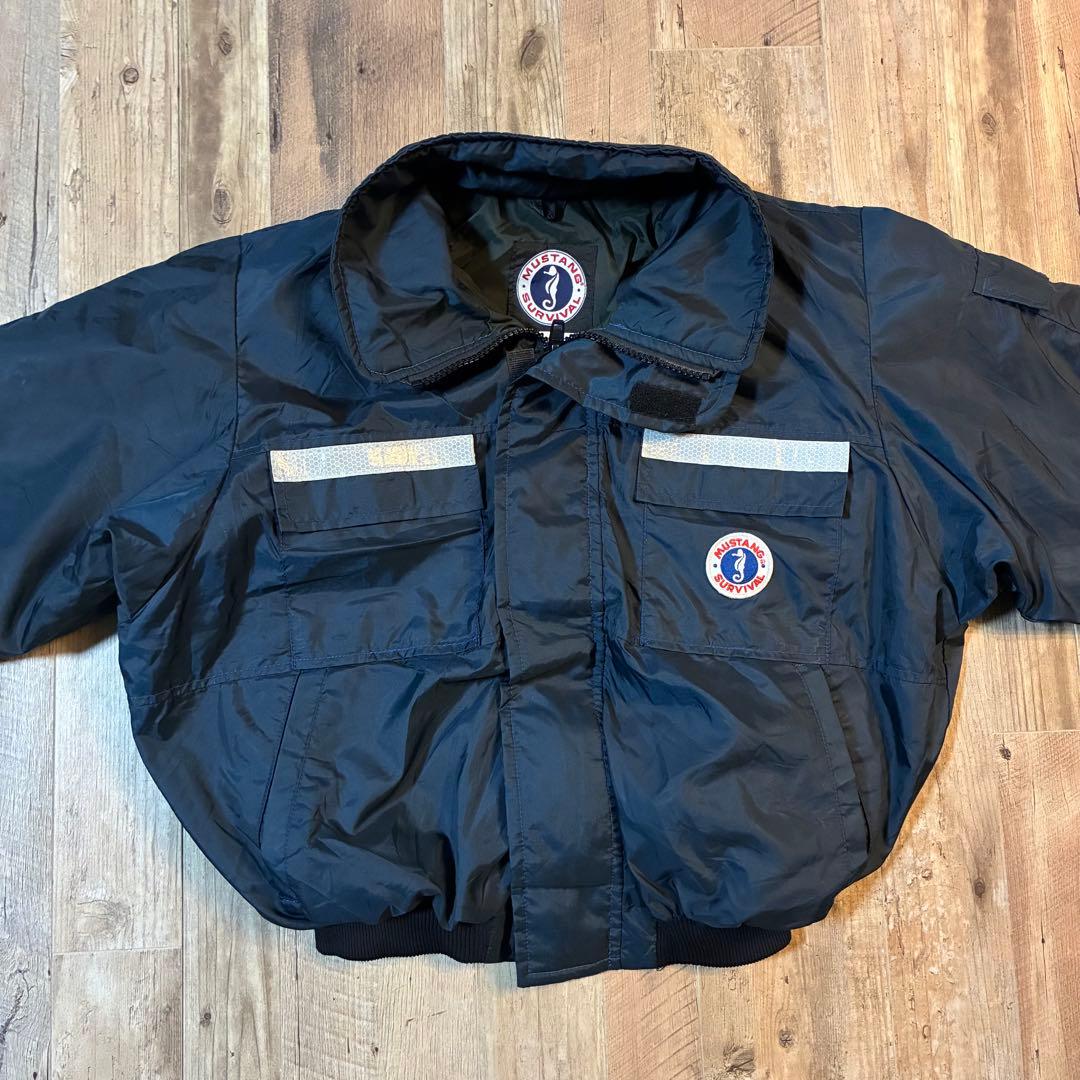 マスタングサバイバル　フローテーションジャケット　防寒　ネイビーブルー　XL