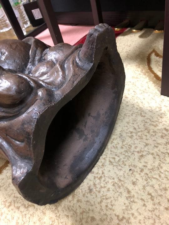 古い備前焼置物 ☆骨董品