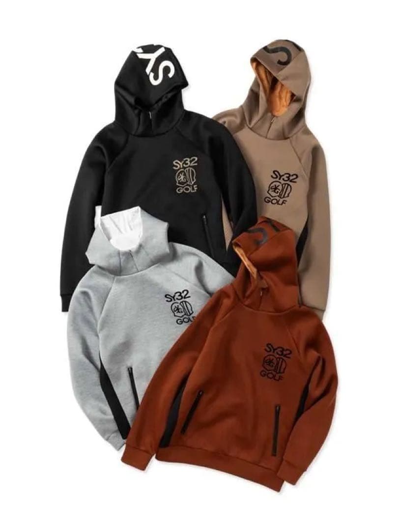 CARDBOARD EMBLEM PT HOODIE ゴルフウェア　グレー　L