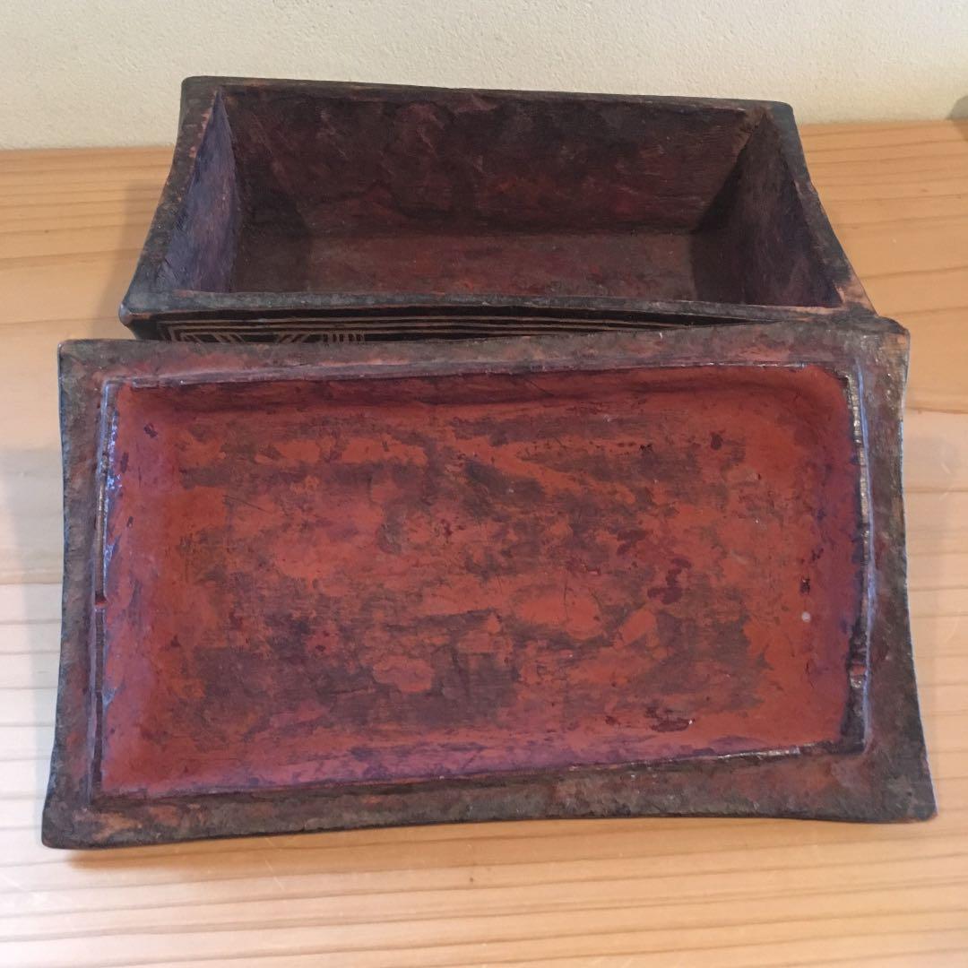 骨董品   アンティーク  小物入れ   雑貨  置物 小道具  木彫り  木箱