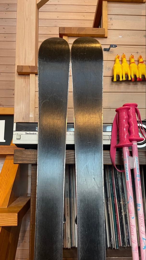 カービングスキー板96cmセットストックBXB子供ジュニアキッズ女の子ピンク