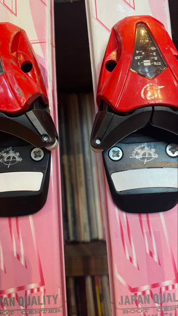 カービングスキー板96cmセットストックBXB子供ジュニアキッズ女の子ピンク