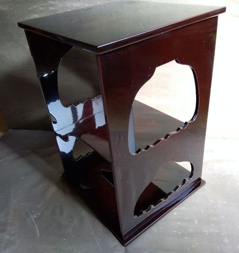 茶道具　漆塗　飾棚