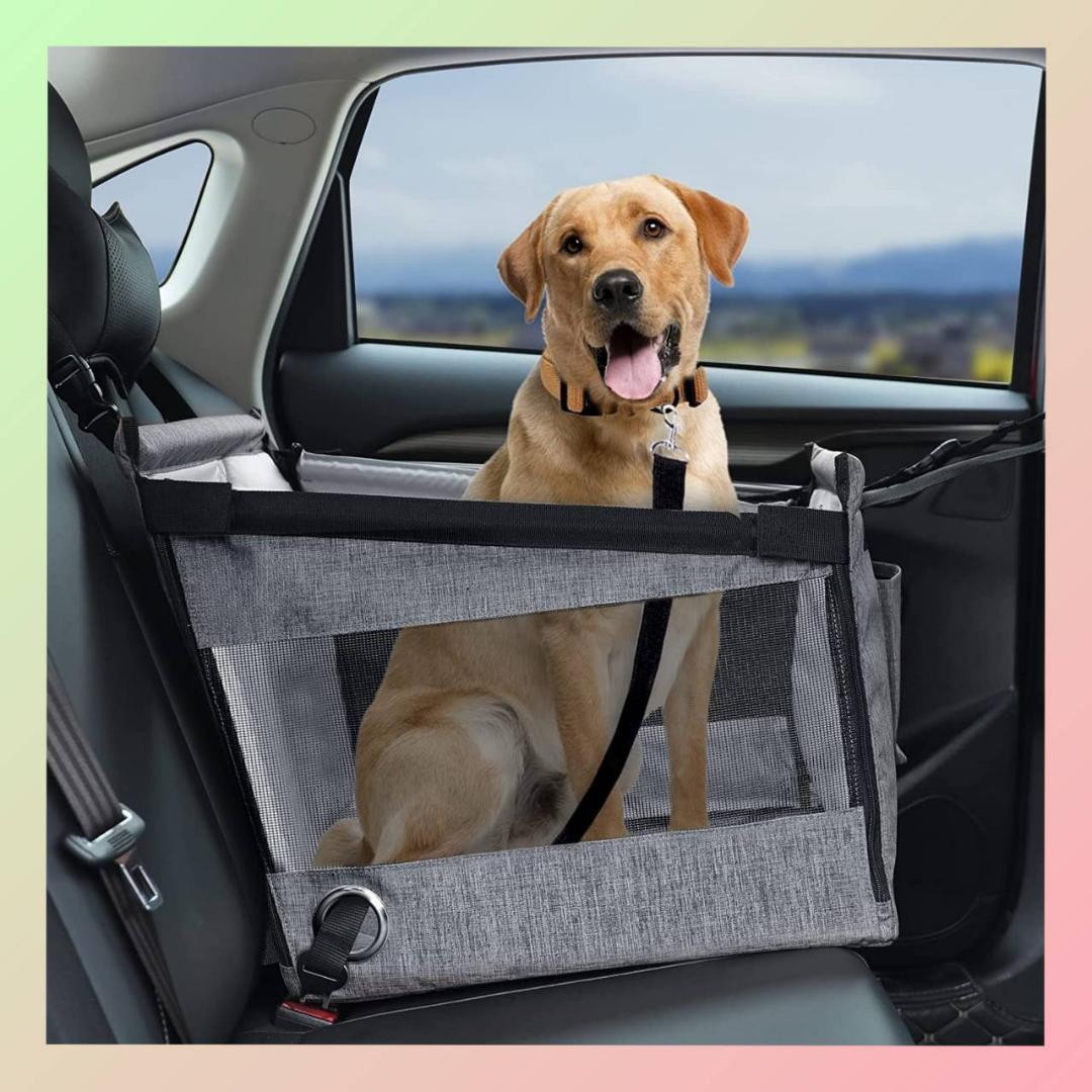 折り畳み式 飛び出し防止 ペット用ドライブボックス 車用ペットシート