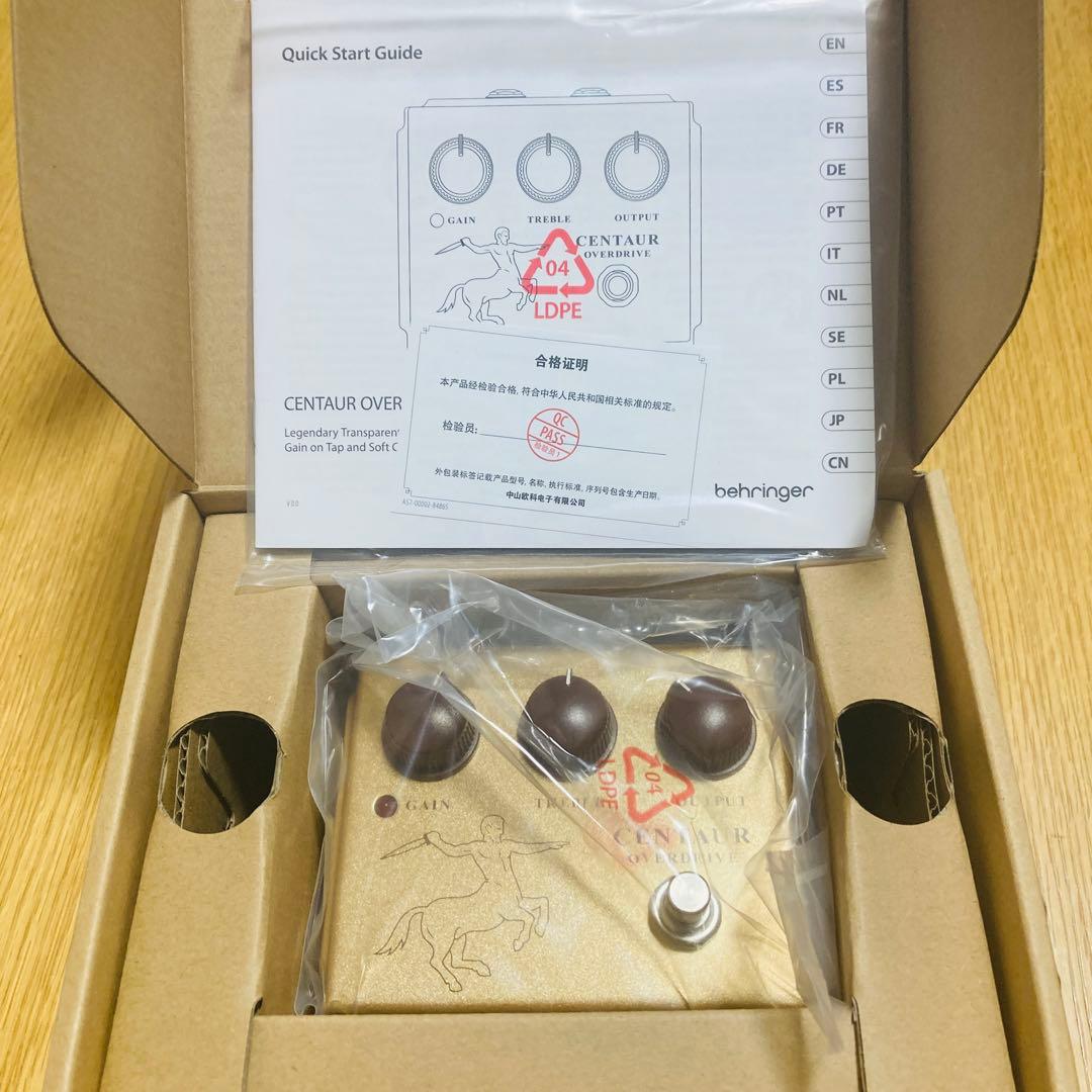 ギター behringer CENTAUR OVERDRIVE