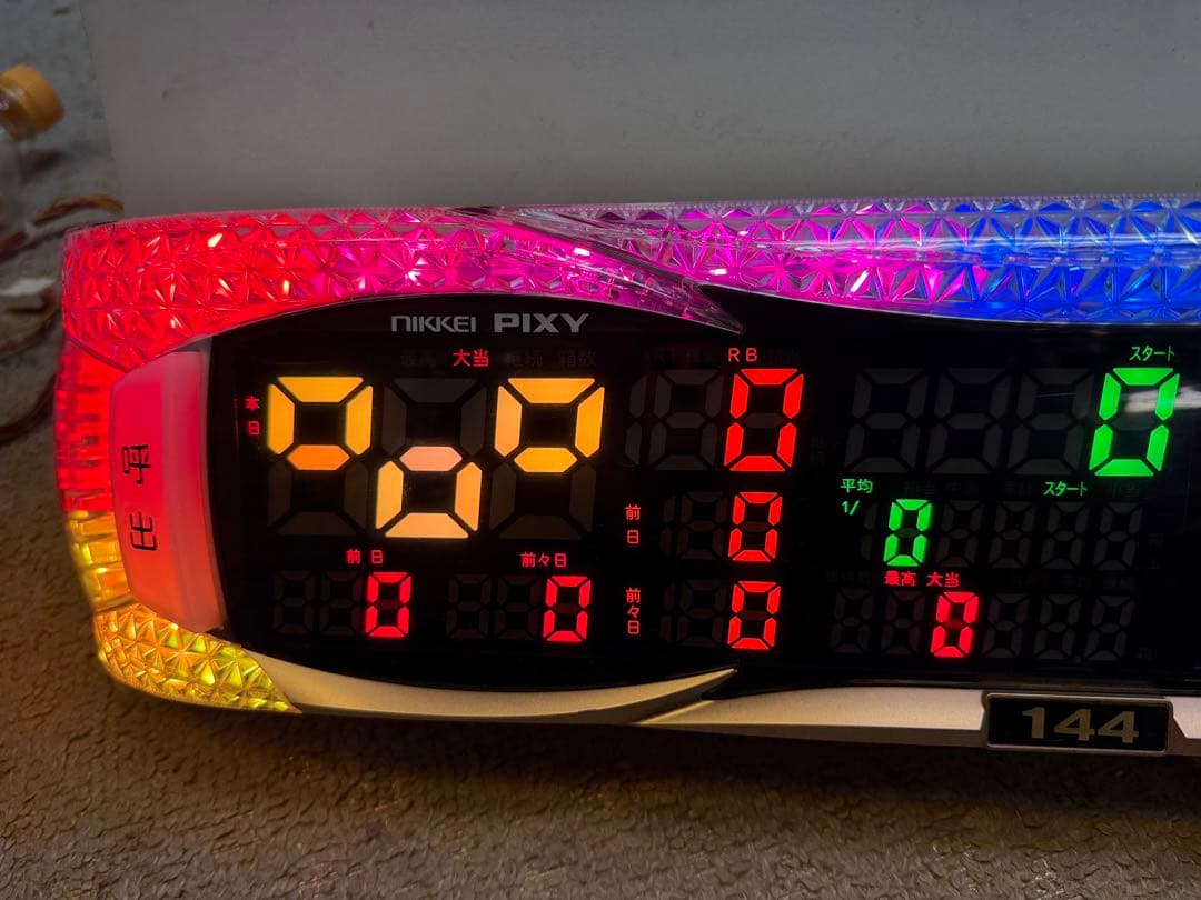 送料込みNIKKEIピクシー2ndパチスロ用データカウンター家庭用スランプ付き