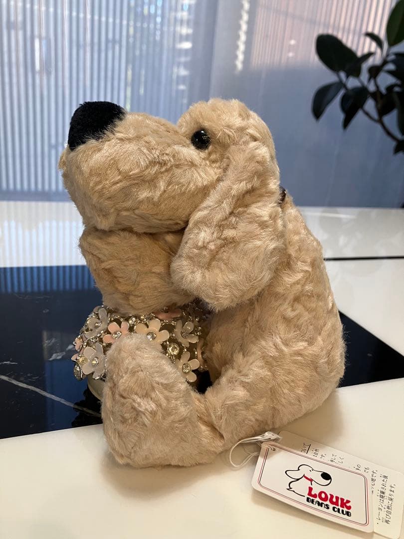 ★保留中★【新品未使用・ラスト１匹・日本製】子犬のるーくMサイズ　モカ