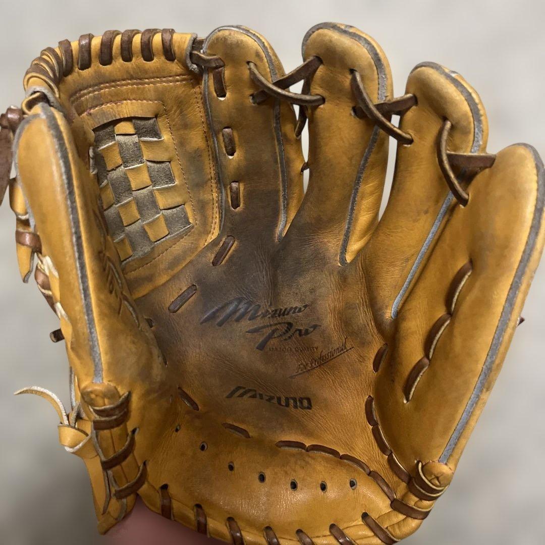 ミズノプロ 梵英心さん実使用(支給)グラブ