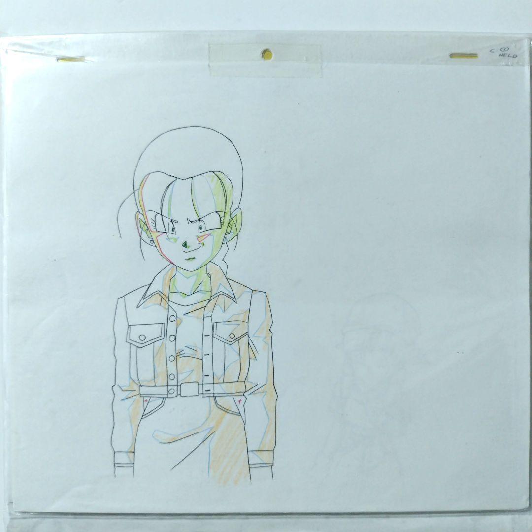 ドラゴンボール GT 背景合致 セル画 ビーデル ＆ パン