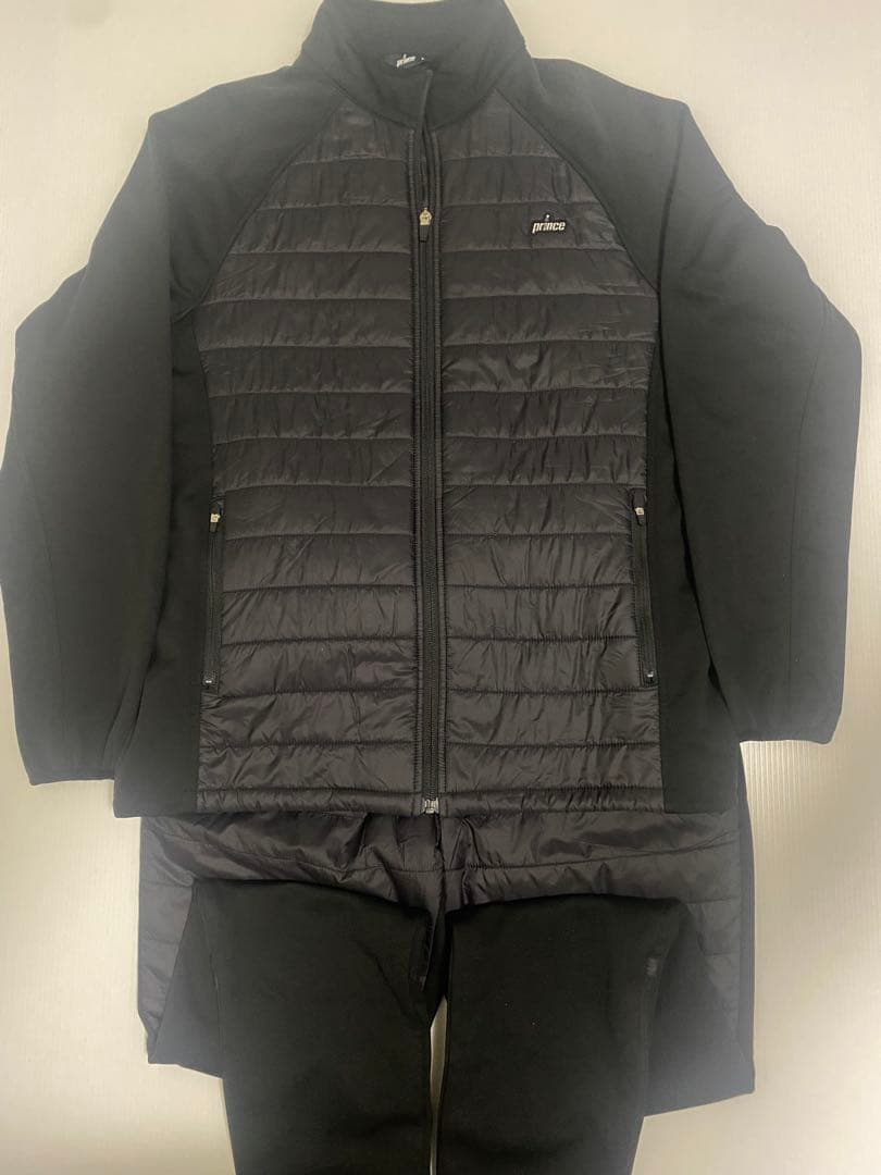 Prince テニスウェア メンズLサイズ 上下 冬