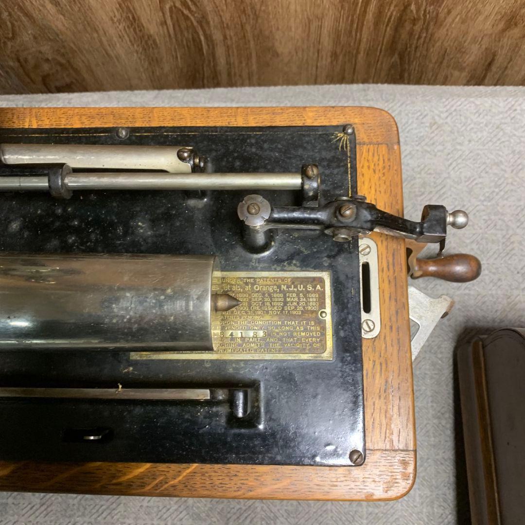 K637 エジソン Edison 蓄音機 ※現状品