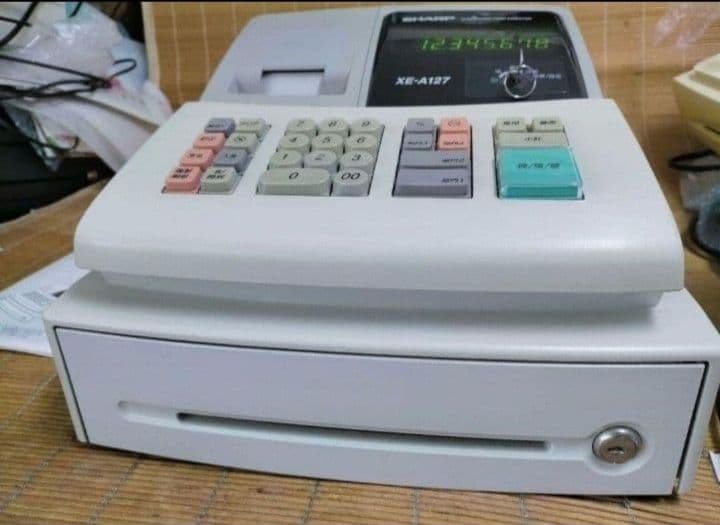 シャープレジスター　XE-A127　簡単便利特殊　送料込　357199