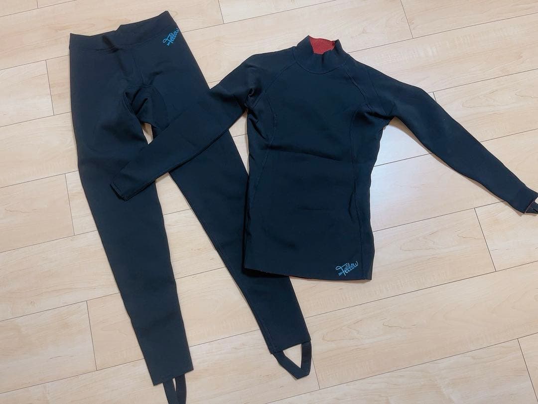 FELLOW 長袖保温インナー レディースウェットスーツ 起毛0.5mm