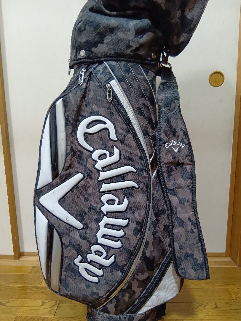 キャロウェイ キャディバッグ トート シューズケース 迷彩柄