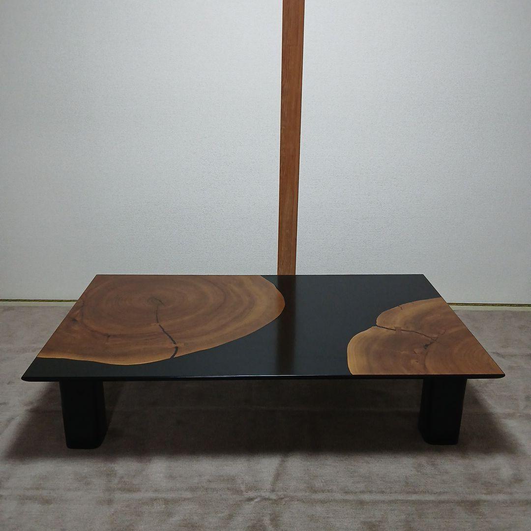 松岡漆工 和モダン　センターテーブル　リビングテーブル　座卓　古民家　希少