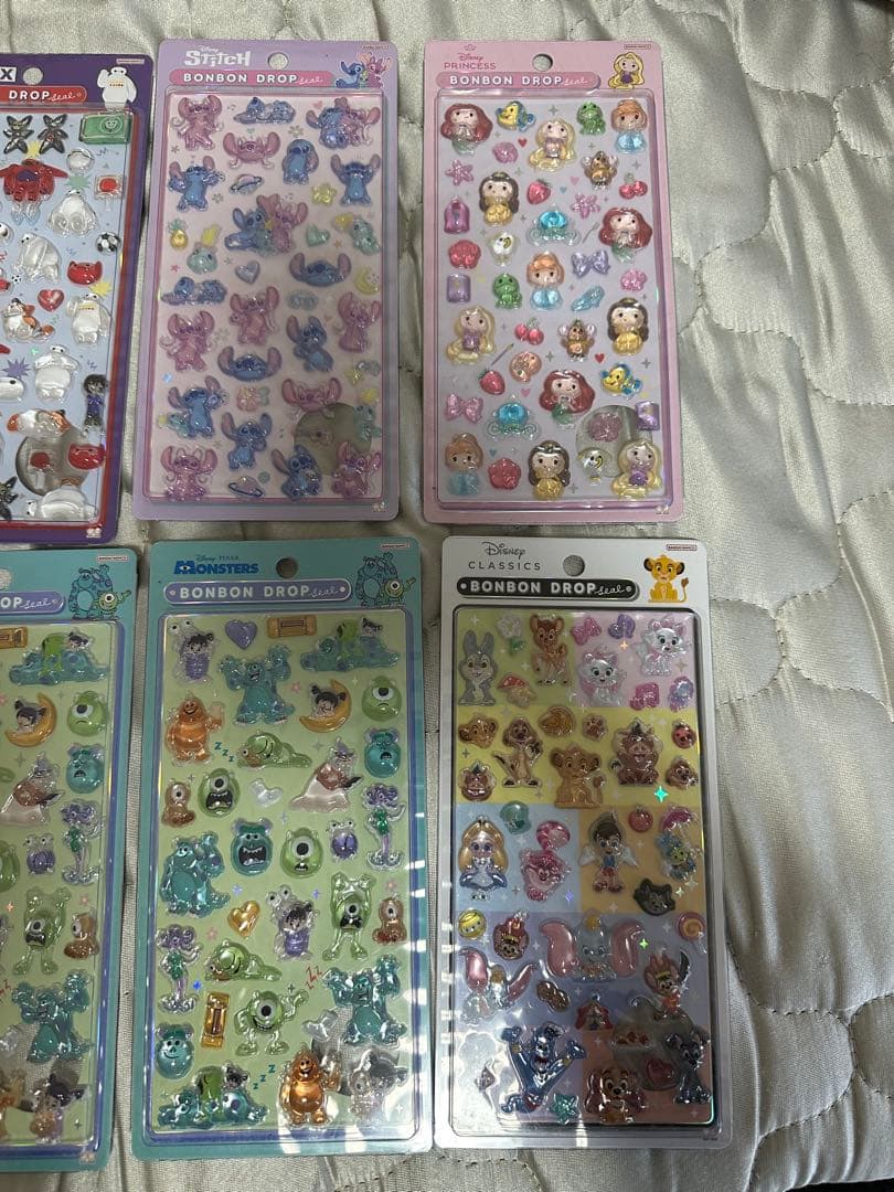 【公式】 ディズニー ボンボンドロップシール 第2弾 全種 セット コンプリート