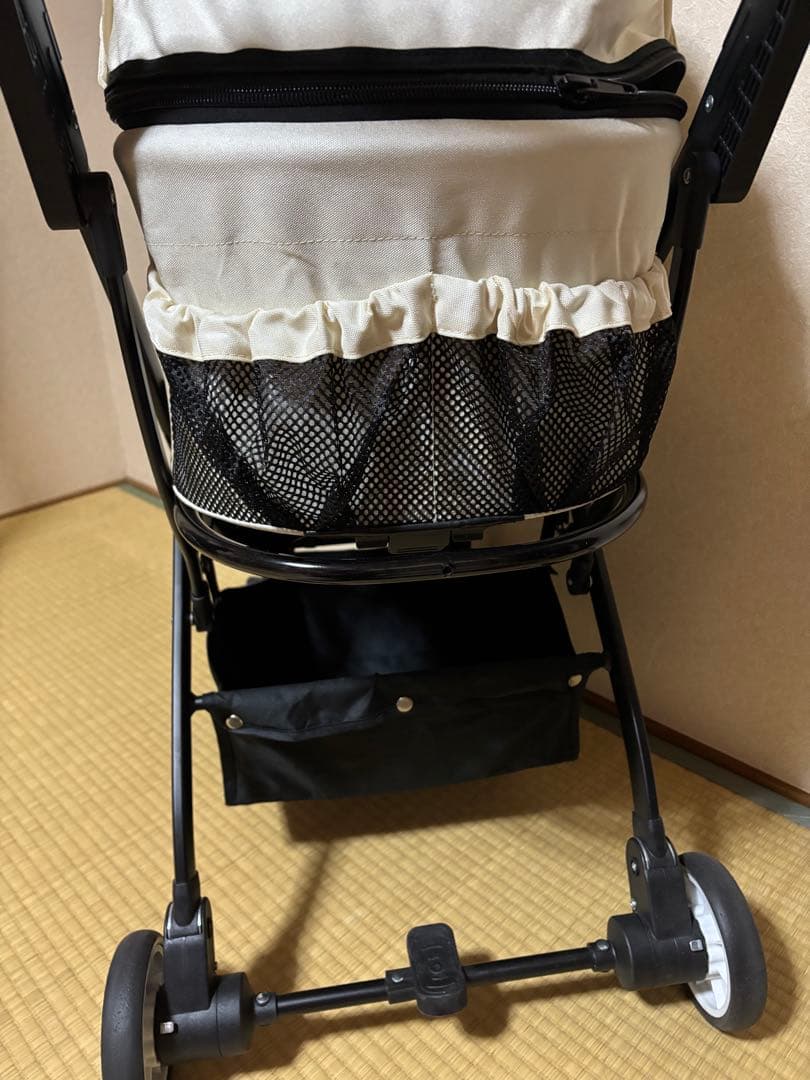 ペットカート(アイボリー色)