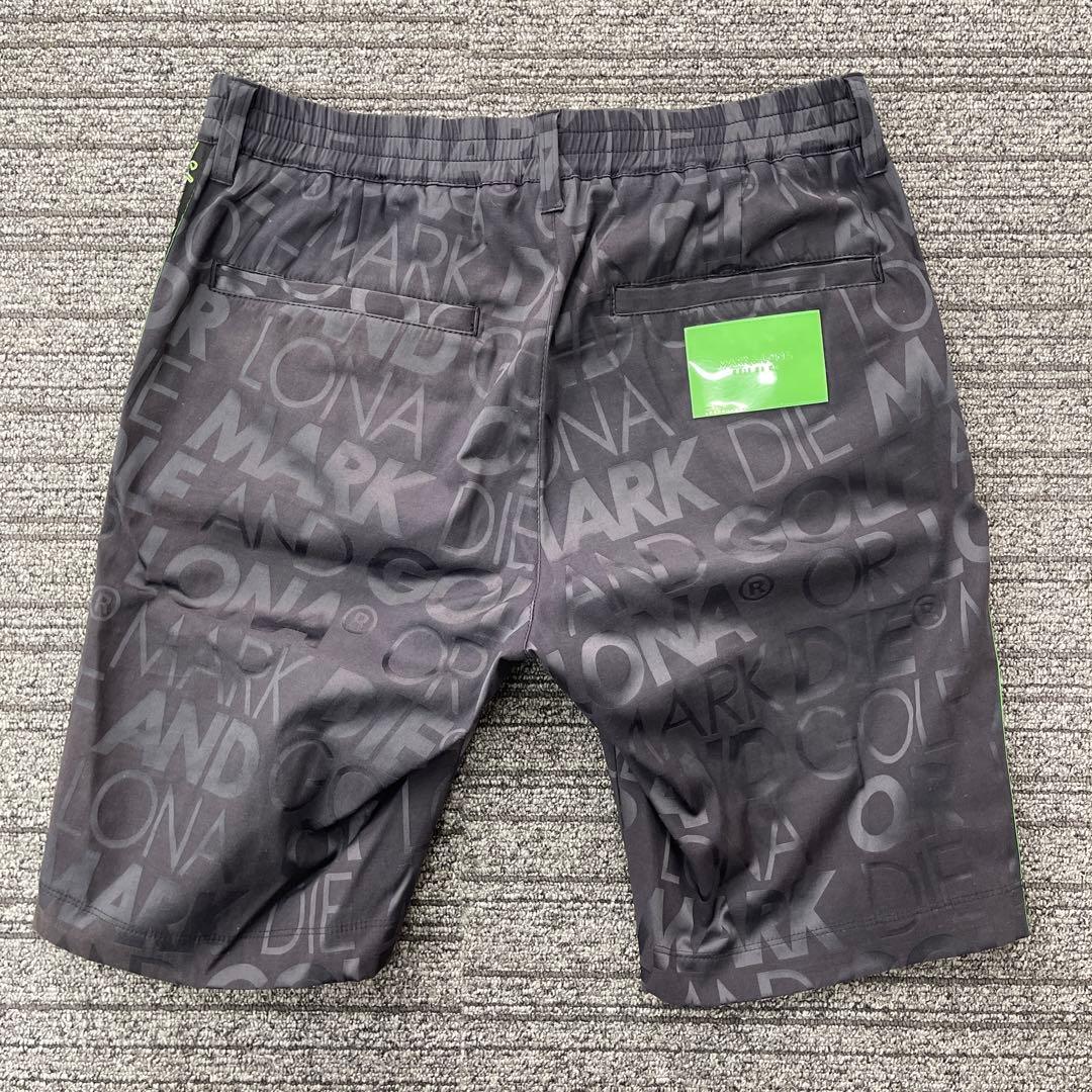 マークアンドロナ　ハーフパンツ　黒