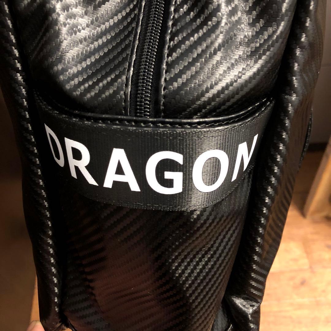 【新品】ダンスウィズドラゴン D3-320010 カーボンレザートートバッグ 黒